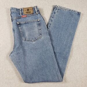 Men's Wrangler Authentic Straight Leg Denim Jeans 34 x 36 Classic Style Comfort